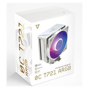 MODECOM Volcano 0C T721 ARGB Processor Air cooler 12 cm White