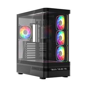 MODECOM Volcano Volcano AQ200 ARGB Midi Black