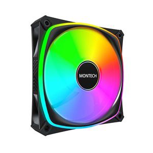 Montech AX120 PRO Computer case Fan 12 cm Black 3 pc(s)