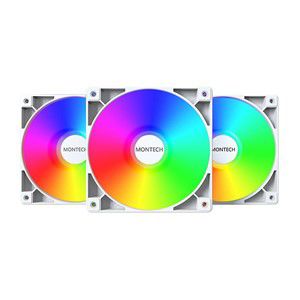 Montech GF120 PWM Computer case Fan module 12 cm White 3 pc(s)
