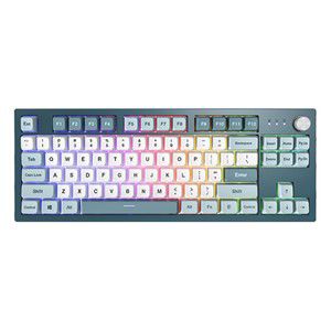Montech MKey TKL keyboard Gaming USB Dark Grey, Light Blue, White