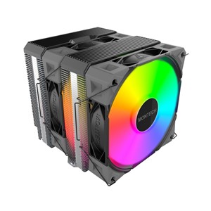 Montech NX600 ARGB Processor Air cooler 12 cm Black 1 pc(s)