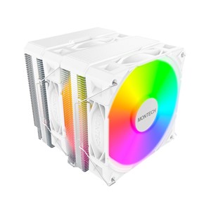 Montech NX600 ARGB Processor Air cooler 12 cm White 1 pc(s)