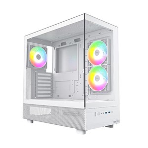 Montech XR Midi-Tower, Tempered Glass - white