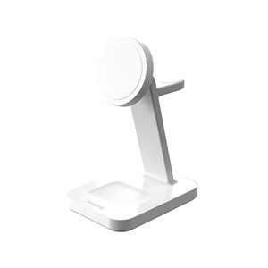 mophie Snap+ 3-in-1 Wireless Charge Stand Headset, Smartphone, Smartwatch White USB Wireless charging Fast charging Indoor