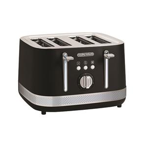 Morphy Richards Illumination black 4 slice toaster