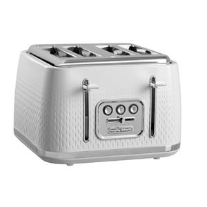 Morphy Richards Verve white 4 slice toaster