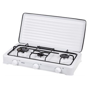 MPM KN-03 /1K White Countertop 60 cm Gas 3 zone(s)