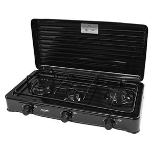 MPM SMILE-KN-03 /1KB hob Black Countertop 60 cm Gas 3 zone(s)