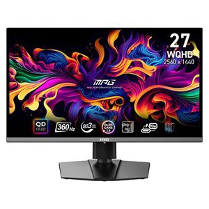 MSI 26.5 MPG 271QRX QD-OLED WQHD 360 Hz gaming monitor, black