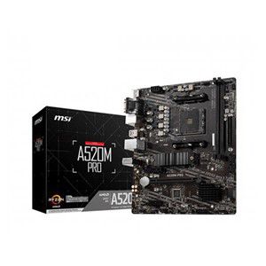 MSI A520M PRO motherboard AMD A520 Socket AM4 micro ATX