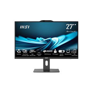 MSI AIO PRO AP272P 14M-886XEU i7-14700 27 IPS LED FHD Non-Touch Anti-Glare 16GB SSD 1TB M.2 AX211 WiFi 6E No OS Black