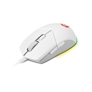 MSI CLUTCH GM11 WHITE Gaming Mouse '2-Zone RGB, upto 5000 DPI, 6 Programmable button, Symmetrical design, OMRON Switches, Center' 6