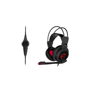 MSI DS502 7.1 Virtual Surround Sound Gaming Headset 'Black with Ambient Dragon Logo, Wired USB connector, 40mm Drivers, inline Smart Audio Controller, Ergonomic Design' 6