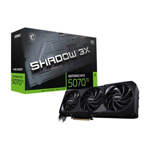 MSI GeForce RTX 5070 Ti 16G SHADOW 3X OC NVIDIA 16 GB GDDR7 BULK