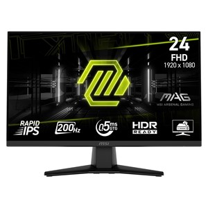 MSI MAG 242F computer monitor 60.5 cm (23.8) 1920 x 1080 pixels Full HD LCD Black