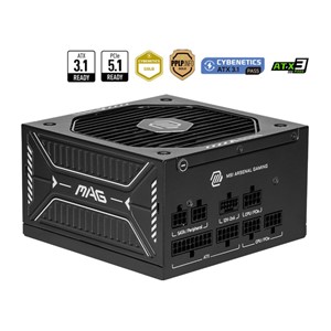 MSI MAG A750GLS PCIE5 power supply unit 750 W 24-pin ATX ATX Black