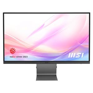 MSI Modern MD271UL 27 Inch Monitor, UHD (3840 x 2160), 60Hz, IPS, 4ms, Adaptive-Sync, 2x HDMI, DisplayPort, USB Type-C, Anti-Glare, Anti-Flicker, Less Blue light, TÜV Certified, Kensington, Grey 3