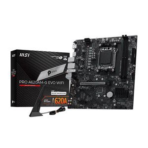 MSI Pro A620AM-G EVO WIFI AMD A620A Socket AM5 micro ATX