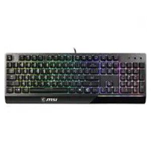 MSI VIGOR GK30 RGB MEMchanical Gaming Keyboard ' DE Layout, MECH. Membrane switches, 6-Zone RGB Lighting, RGB Mystic Light, water repellent keyboard design'