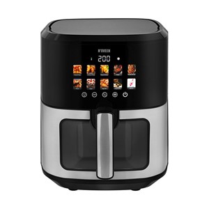 N'oveen AF770 X-LINE Greaseless deep fat fryer Black, Silver