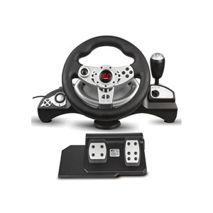 NanoRS RS700 Gaming Controller Black, Silver USB Steering wheel Analogue /Digital Android, PC, PlayStation 4, Playstation 3, Xbox One.
