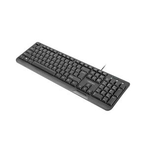 NATEC KEYBOARD TROUT SLIM USB, US LAYOUT, BLACK 3