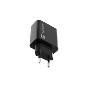 NATEC MAINS CHARGER RIBERA USB-A 18W BLACK 5