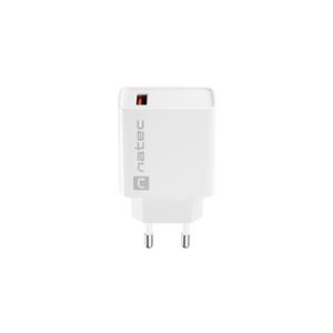 NATEC NETWORK CHARGER RIBERA USB-A 18W WHITE 4