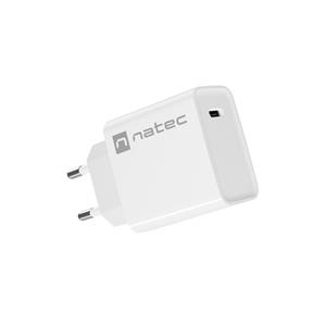 NATEC NETWORK CHARGER RIBERA USB-C 20W PD WHITE