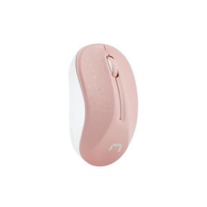 Natec Wireless Mouse Toucan Pink & White 1600DPI 3