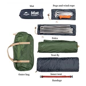 Naturehike cycling tent Ultralight 1 NH18A095-D-orange 6