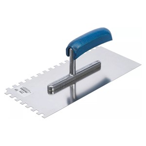 BGS Nazubljeni zidarski gleter | nehrđajući čelik | pravokutni zupci | 280 x 130 mm