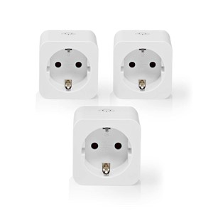 Nedis WIFIP121FWT3 smart plug 3680 W Home White