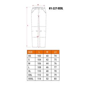 NEO tools 81-227-XXXL protective trousers