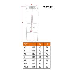 NEO tools 81-231-XXL protective trousers