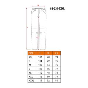 NEO tools 81-231-XXXL protective trousers