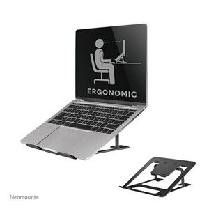 Neomounts NSLS085BLACK Laptop stand 10-17 - foldable - compact - universal