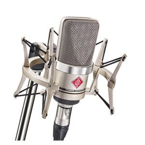 Neumann TLM 102 NI Studio-Set - large-diaphragm condenser microphone with shock mount, nickel