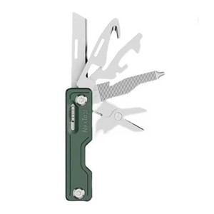 NexTool NE20098 10-in-1 multi-tool knife, green