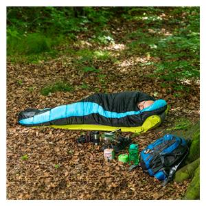 NILS CAMP NC2012 sleeping bag Black and blue 17