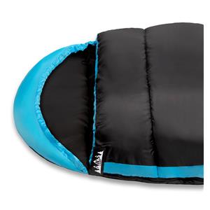 NILS CAMP NC2012 sleeping bag Black and blue 8