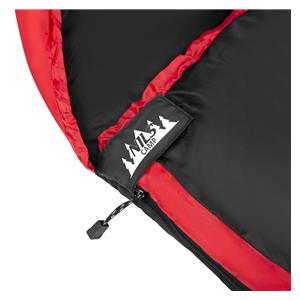 NILS CAMP NC2012 sleeping bag Black and red 11