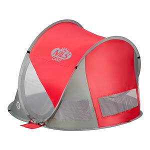 NILS CAMP self-folding beach tent NC3142 Red-grey 4