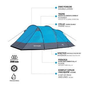 Nils Camp Voyager NC3027 Camping Tent 11