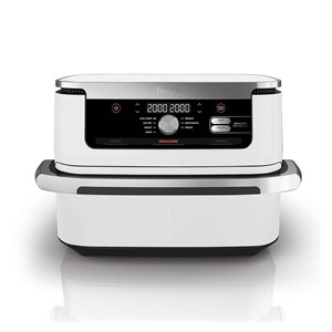 Ninja AF500EUWH fryer Double 10.4 L Stand-alone 2470 W Hot air fryer Silver, White