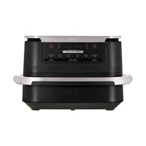 Ninja AF550EU fryer Double 6.6 L Stand-alone 2470 W Hot air fryer Black, Silver