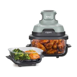 Ninja CRISPi Single 3.8 L 1700 W Hot air fryer Green, Grey, Transparent