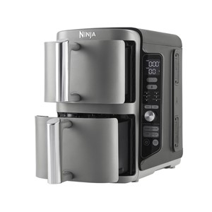 Ninja SL400EU fryer Double 9.5 L 2470 W Hot air fryer Black, Grey