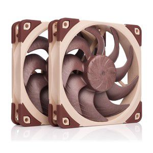 Noctua NF-A12X25 G2 PWM SX2-PP computer cooling system Computer case Fan 12 cm Beige 2 pc(s)